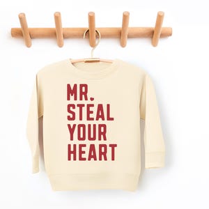 Mr Steal Your Heart Crewneck Sweatshirt - Cream