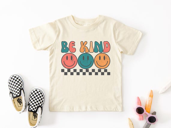 Be Kind Toddler T Shirt, Be Kind Kids Tee, Positive Kids Shirt, Pride Kids Shirts, Equality Kids Shirt, Toddler Graphic Tee, Smiley Kids Tee
