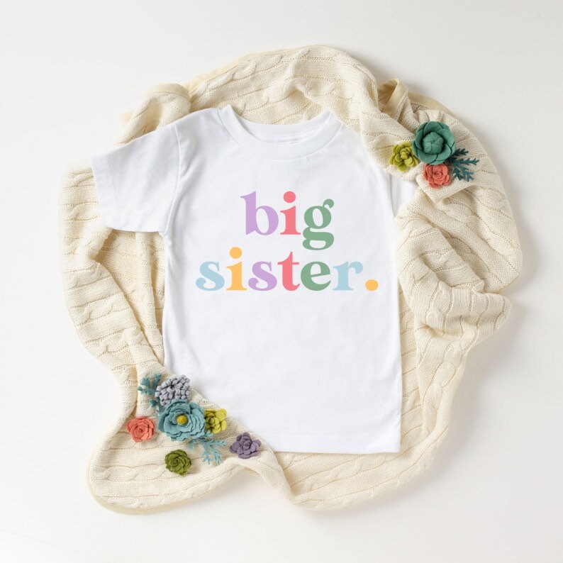 Big Sister Shirt, Big Sister Announcement, Pregnancy Announcement, Pregnancy Reveal Shirt, Big Sister To Be, Big Sister Shirt, Sister Shirt 