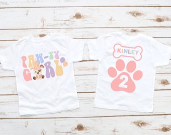 Dog Birthday Toddler Shirt, Puppy Themed Birthday, Toddler