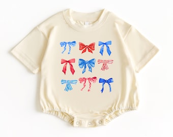 Fourth of July T Shirt Bubble Romper, Baby Bodysuit, Fourth of July Baby Outfit, 4th of July Shirt, Independence Day Shirt, 4th of July