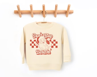 Santa Toddler Sweatshirt, Christmas Toddler Sweatshirt, Kids Christmas Sweatshirts, Cute Kids Shirts, Toddler Tee, Kids Tee, Holiday Shirts