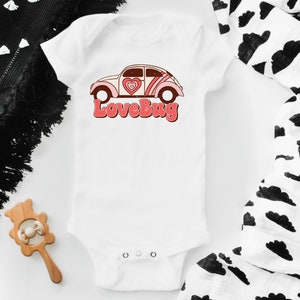 Love Bug Baby Bodysuit, Valentines Baby Outfit, Valentines Day Shirt, Baby Valentines Outfit, Baby Bodysuit, Baby Clothes, Baby Outfit