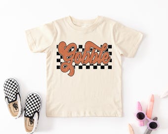 Gobble Toddler Shirt, Kids Thanksgiving Shirt, Toddler Thanksgiving Tee, Fall Kids Shirts, Toddler Fall Shirts, Thanksgiving Tee, Kids Tee