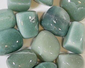 Green Aventurine Polished Tumbled Stone - Metaphysical Crystals, Healing Crystals, Tumbled Stones, Pocket Stones