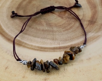 Tiger's Eye Intention Natural Stone Bracelet