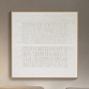 Original 3D Textured Wall Art Neutral Wall Art Painting on Canvas Minimalist Art Calming Painting Living Room Wall Art Custom Painting Party