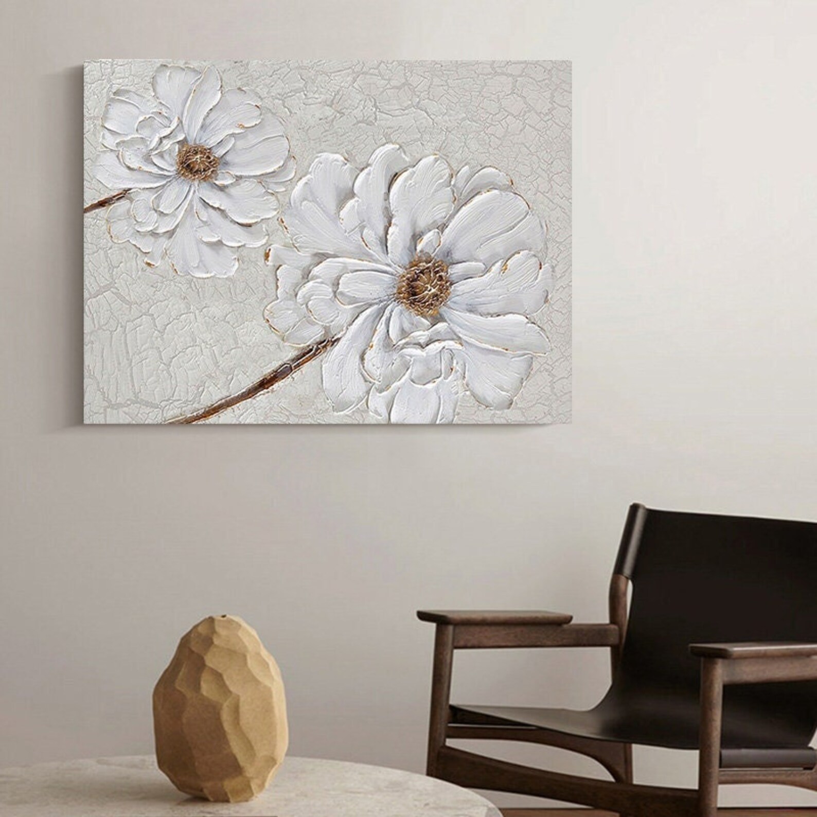 Home Décor 3D Flower Canvas Wall Art Paintings on Canvas Etsy