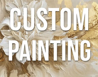 Custom Art Commission Custom Landscape Painting Personalized Textured Art Portrait From Photo Made to Order Canvas Art Custom Sports Gift