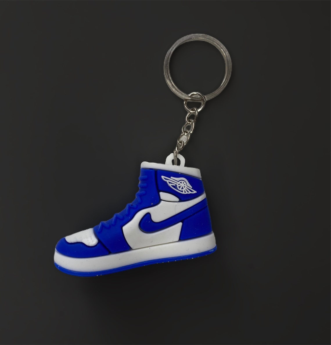Nike Air Jordan 1 3D Silicone Sneaker Keychain Etsy