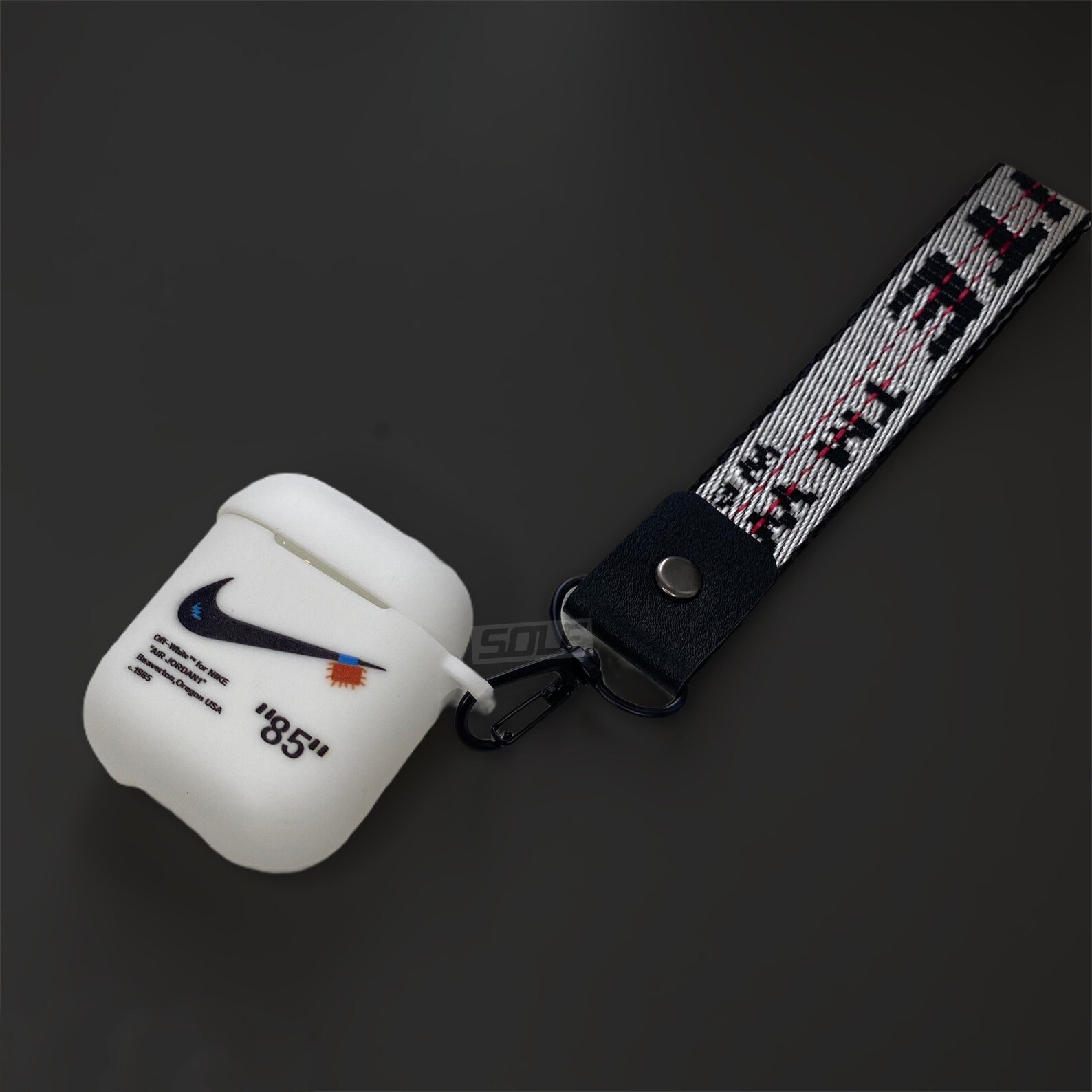 off white jordan 1 airpod case