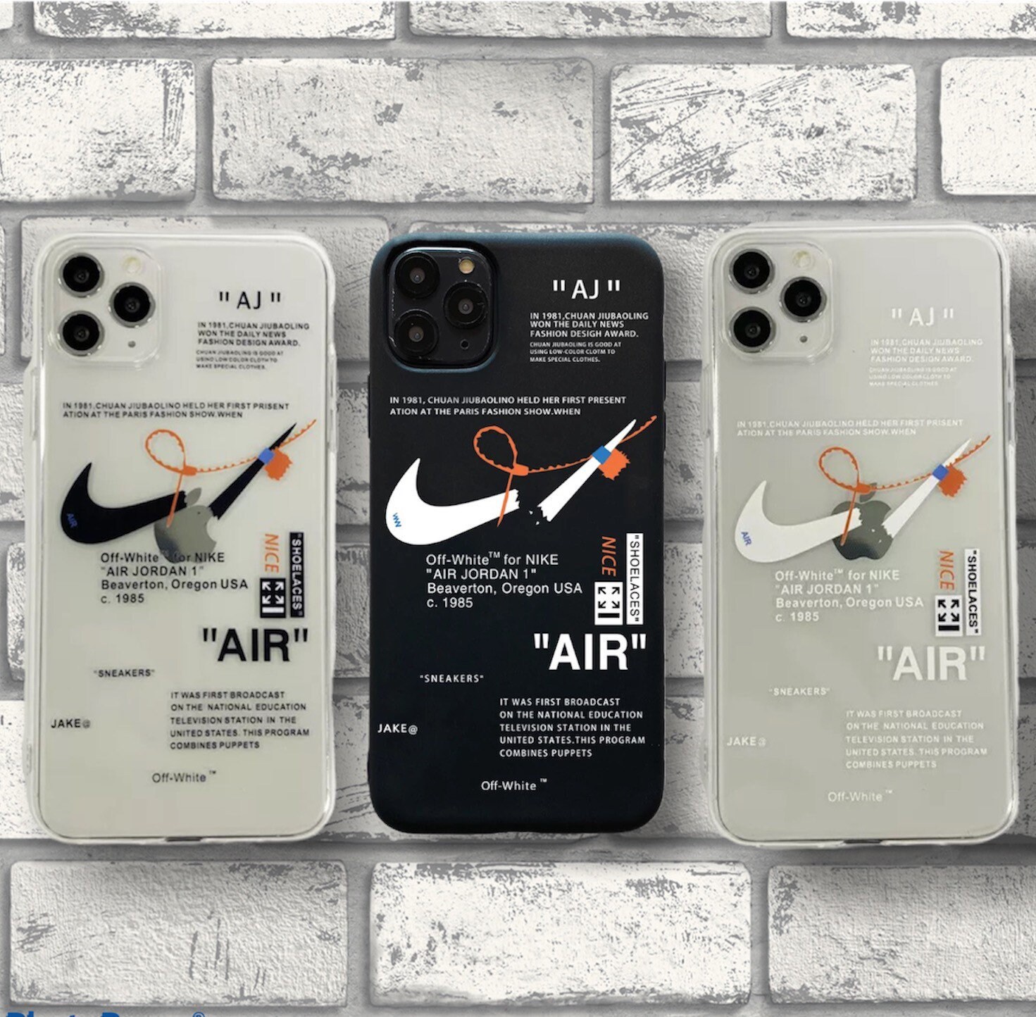 Nike x Off White Broken Swoosh iPhone X XS 11 12 & Pro Case | Etsy