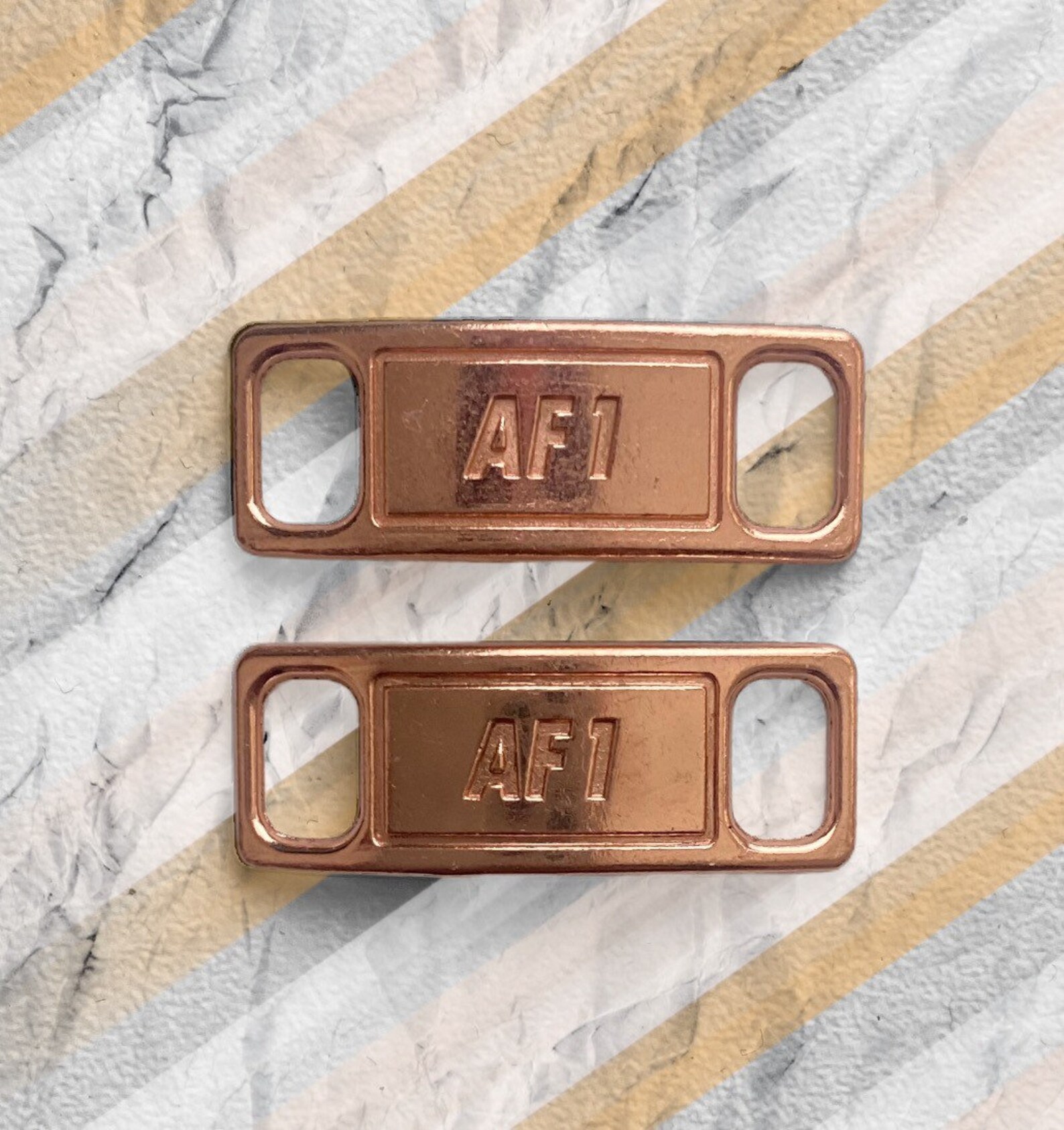 gold af1 buckle