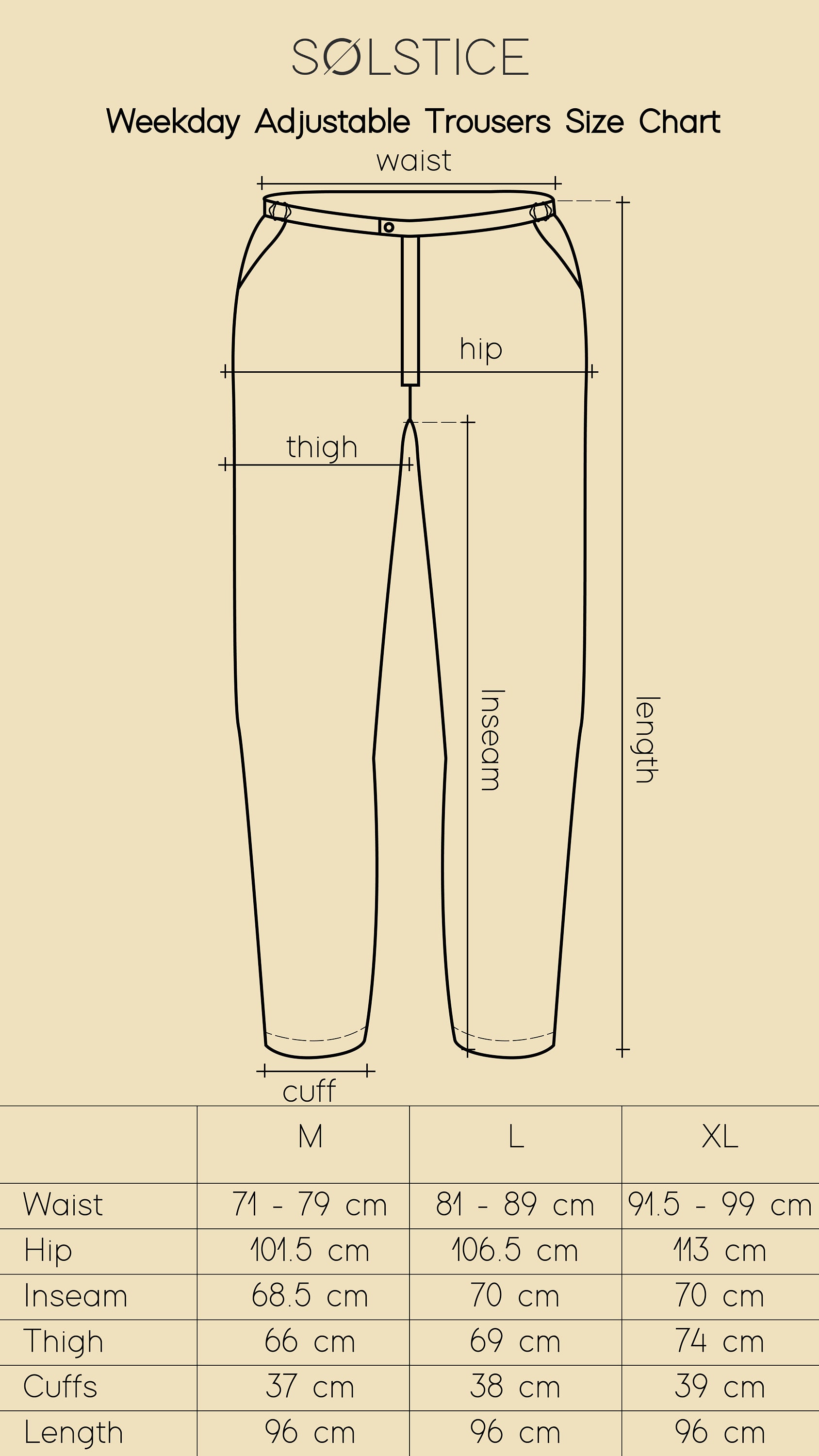 Men's Linen Pants WEEKDAY Solstice 