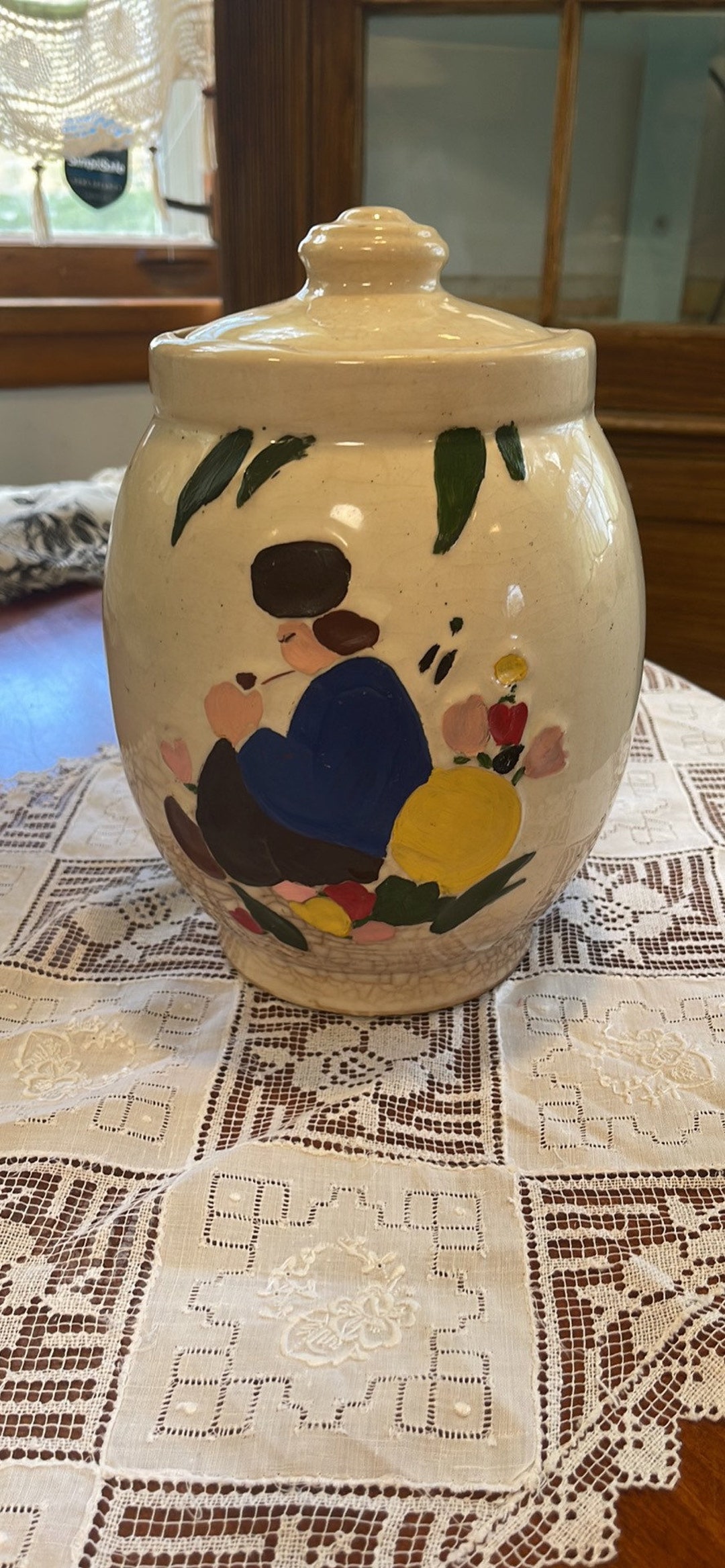 Vintage Mccoy Dutchmen Cookie Jar 1940s Etsy