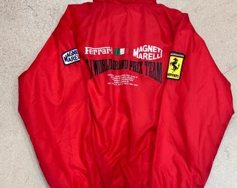 Vintage Ferrari Magneti Marelli Grand Prix Team Jacket - Size L