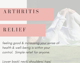 Livre de soulagement de l'arthrite
