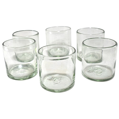 8 Mexcan Hand Blown Drnkng Glasses | Hand Blown, Drnkng Glasses