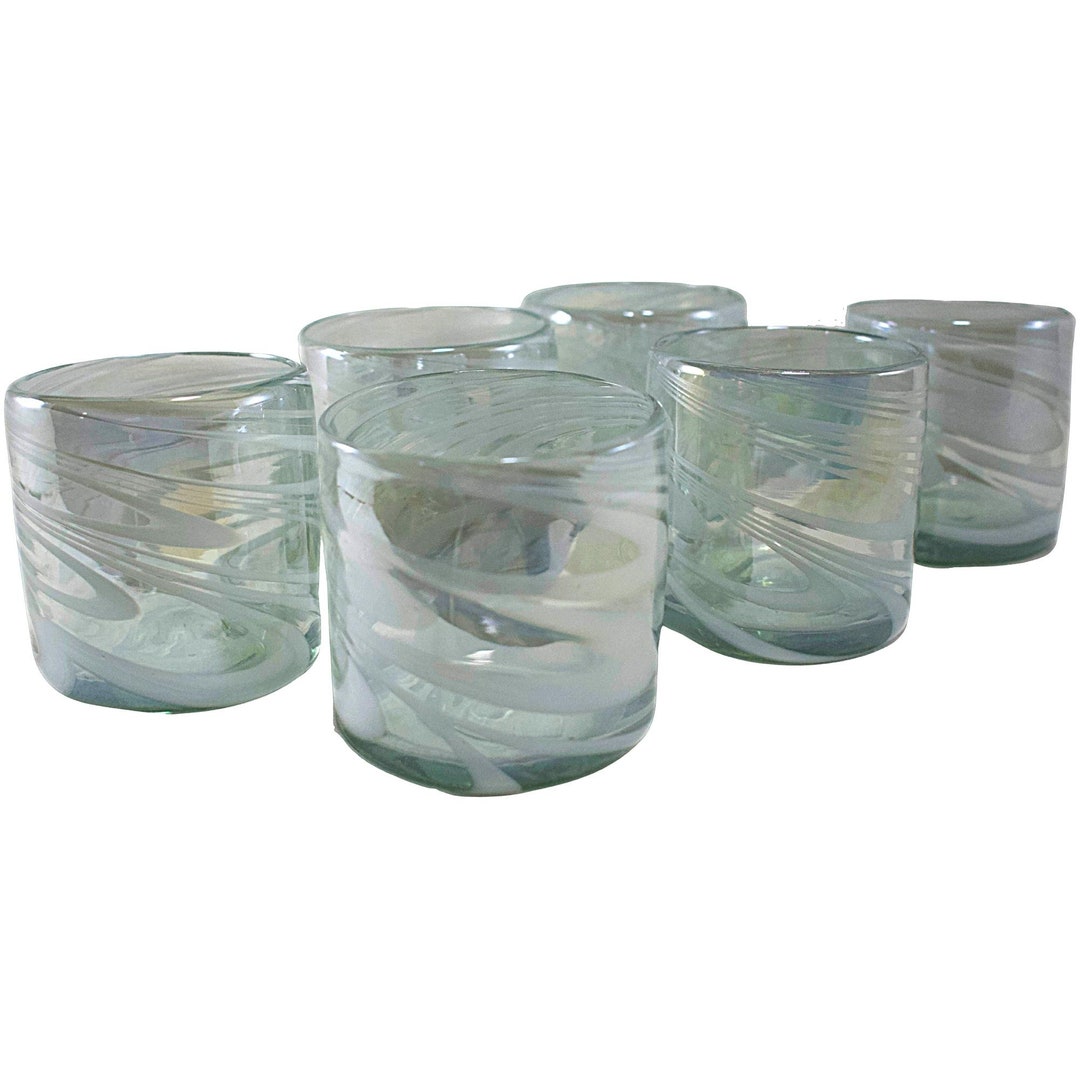 8 Mexcan Hand Blown Drnkng Glasses | Hand Blown, Drnkng Glasses