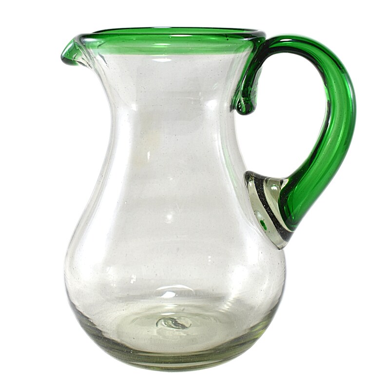 MAREY Glass Pitcher for Water Artisan Handcrafted Blown Etsy