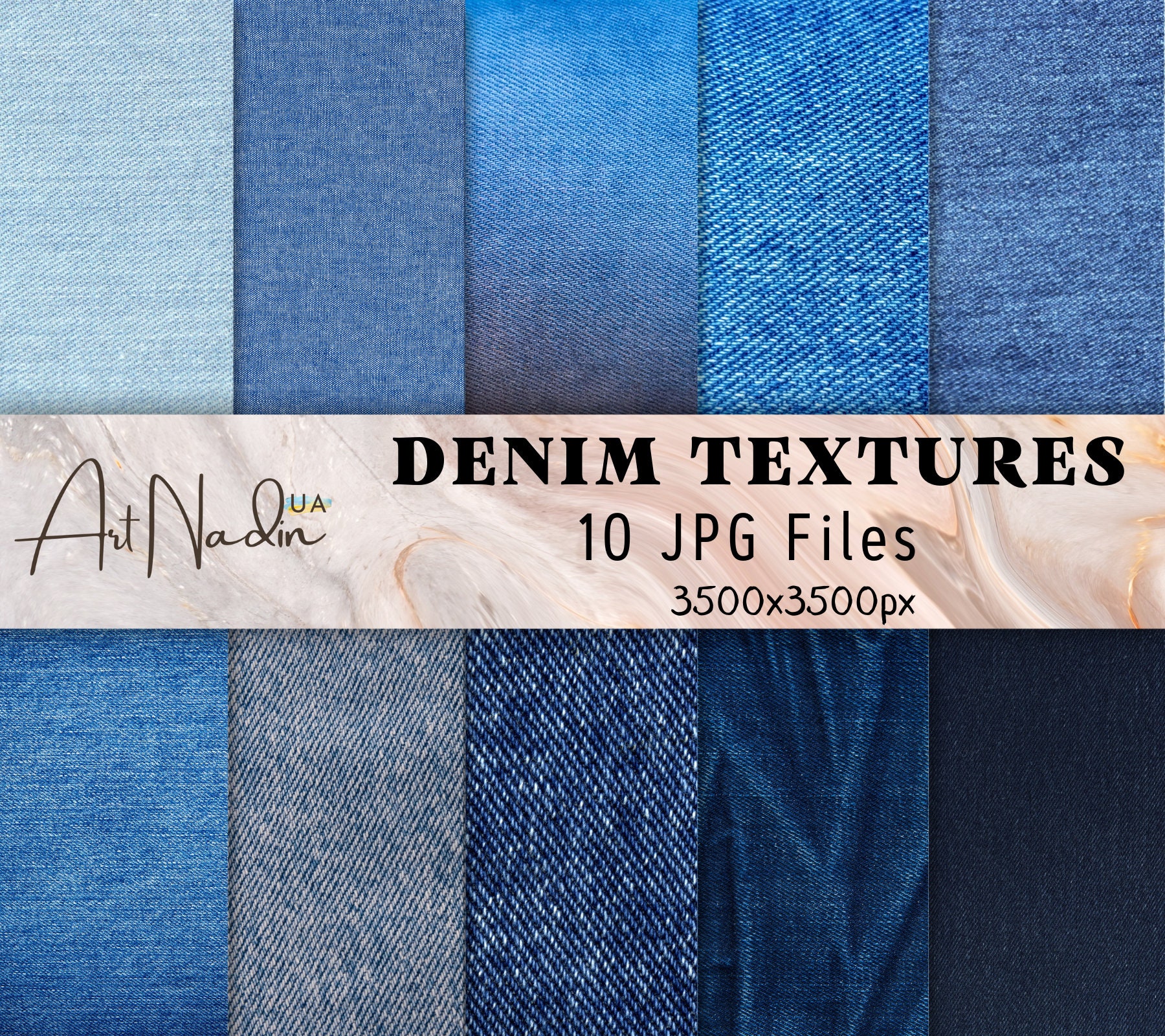 Denim Pattern Fabric 