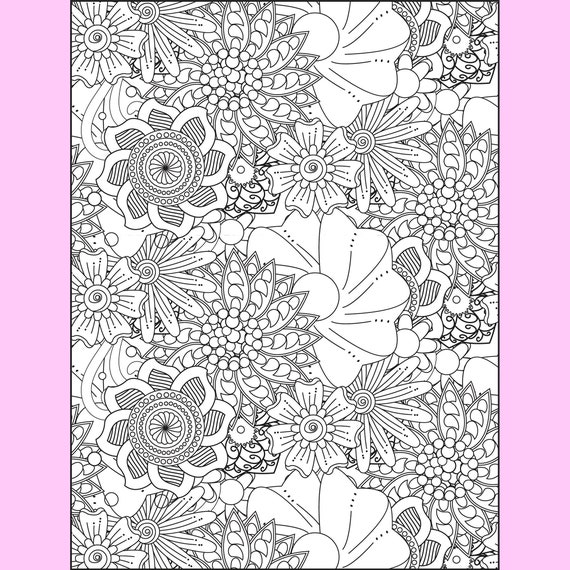 Beautiful Patterns Coloring Book: trace and color books for adults ,big  picture coloring books for adults , An Adult Coloring Book with Fun, Easy,  and
