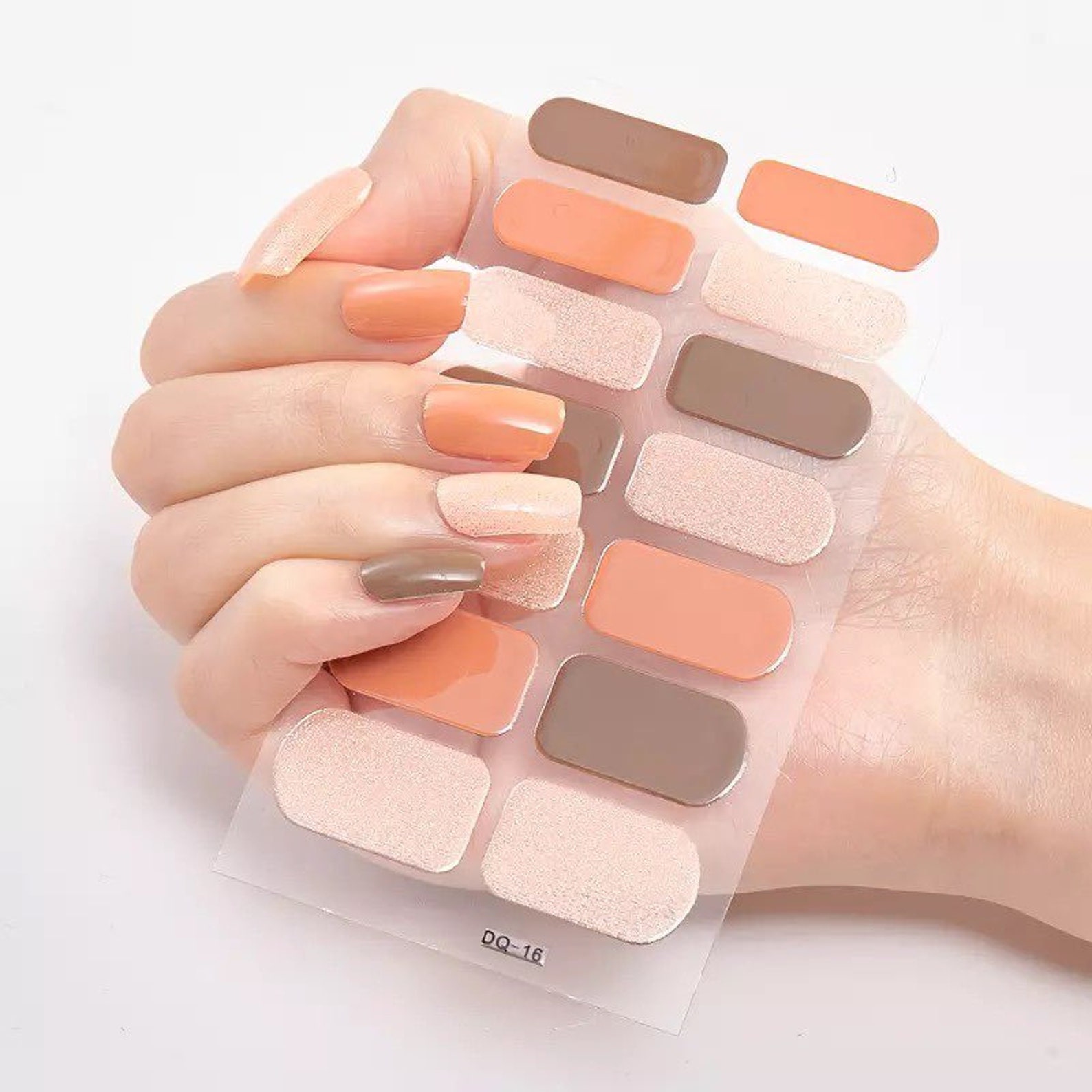 Press on Nail Polish Strips DQ 16 Etsy UK