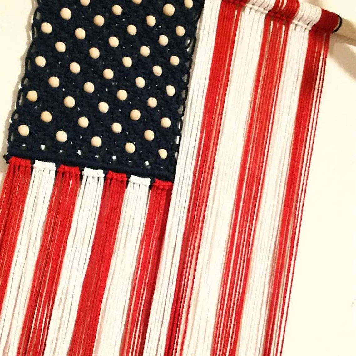 American Flag Macrame Etsy