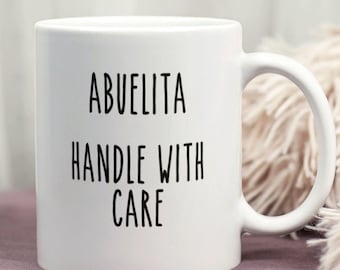 Abuela Mug, Abuelita Mug, Gift for Abuela, Grandma Coffee Mug, Regalo por Abuelita, Abuela Pregnancy Announcement Gift Ideat