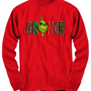 grinch long sleeve shirt mens