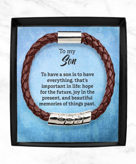 From mom shop to son bracelet