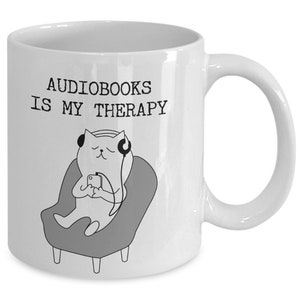Audiobooks Lover Gift, Audiobook Mug, Gift for Audiobooks Fan, Audiobooks Gift, Audible Gift for Her, Audiobook Gift Ideas