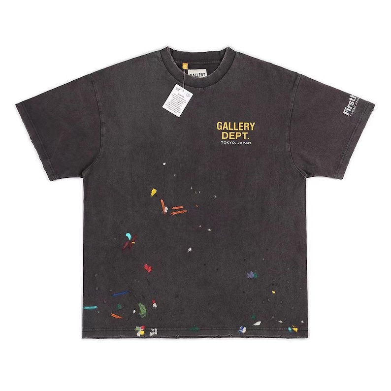T-Shirt Black - Paint Style - Streetwear Inspired 