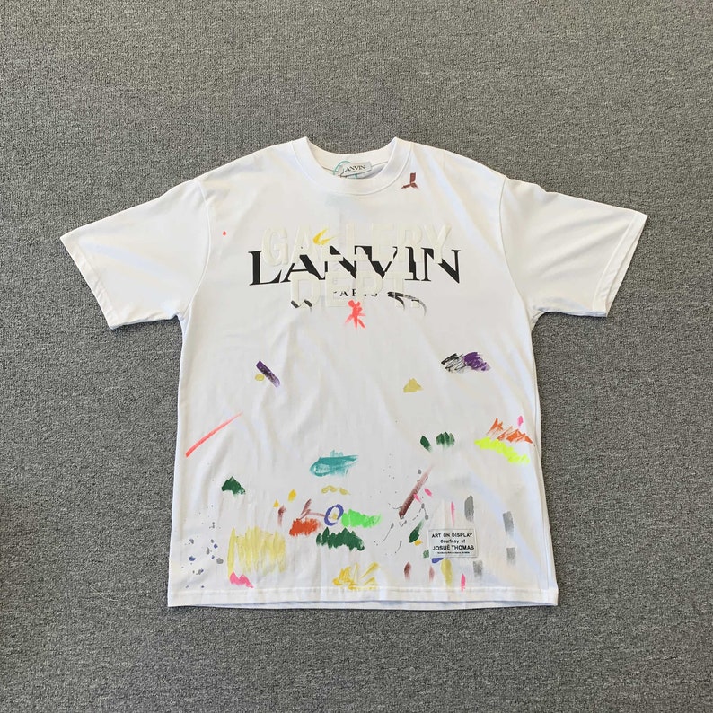 T-Shirt White - Collab Paint Style - Streetwear Inspired 