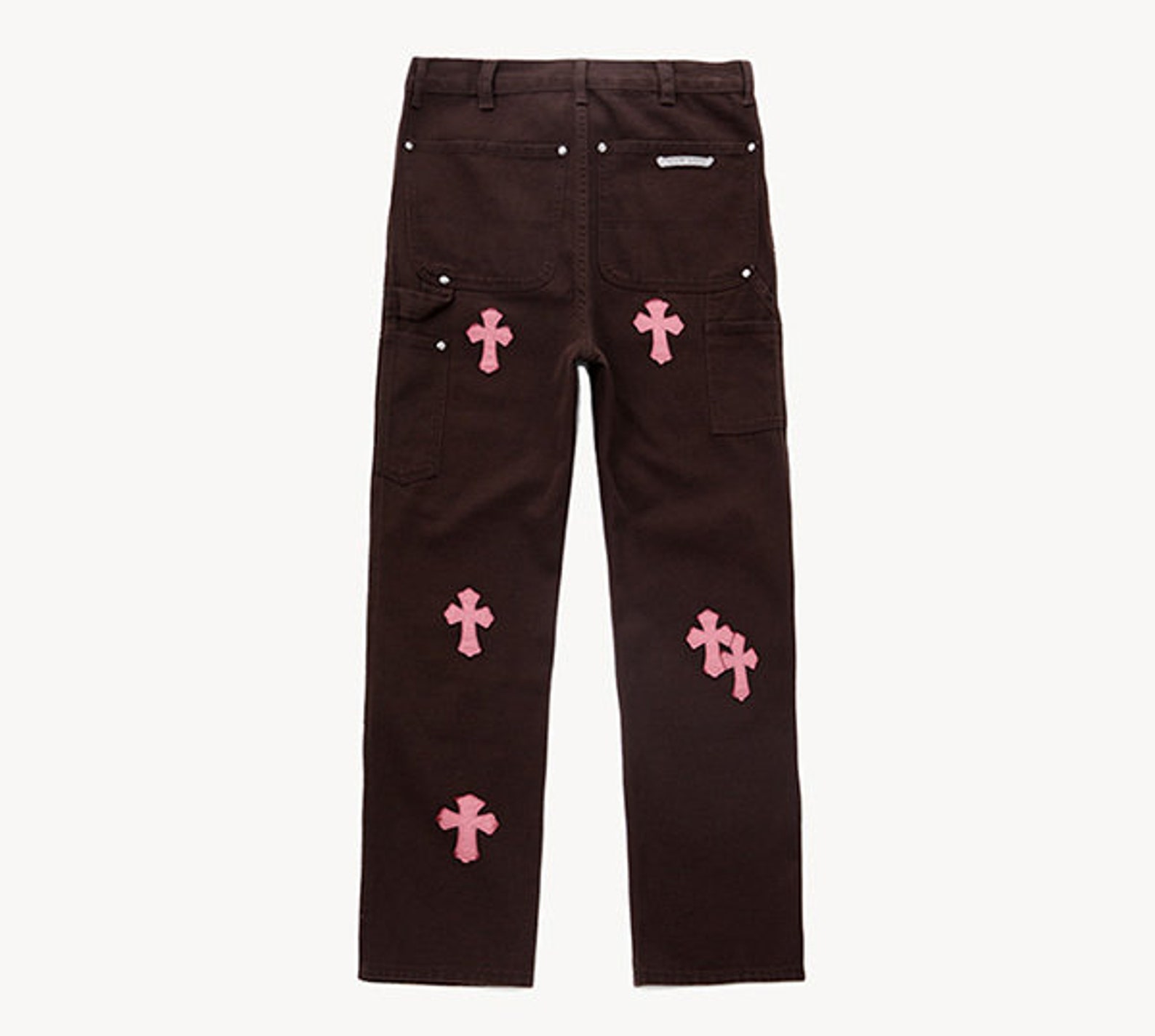 jeans with crosses on them