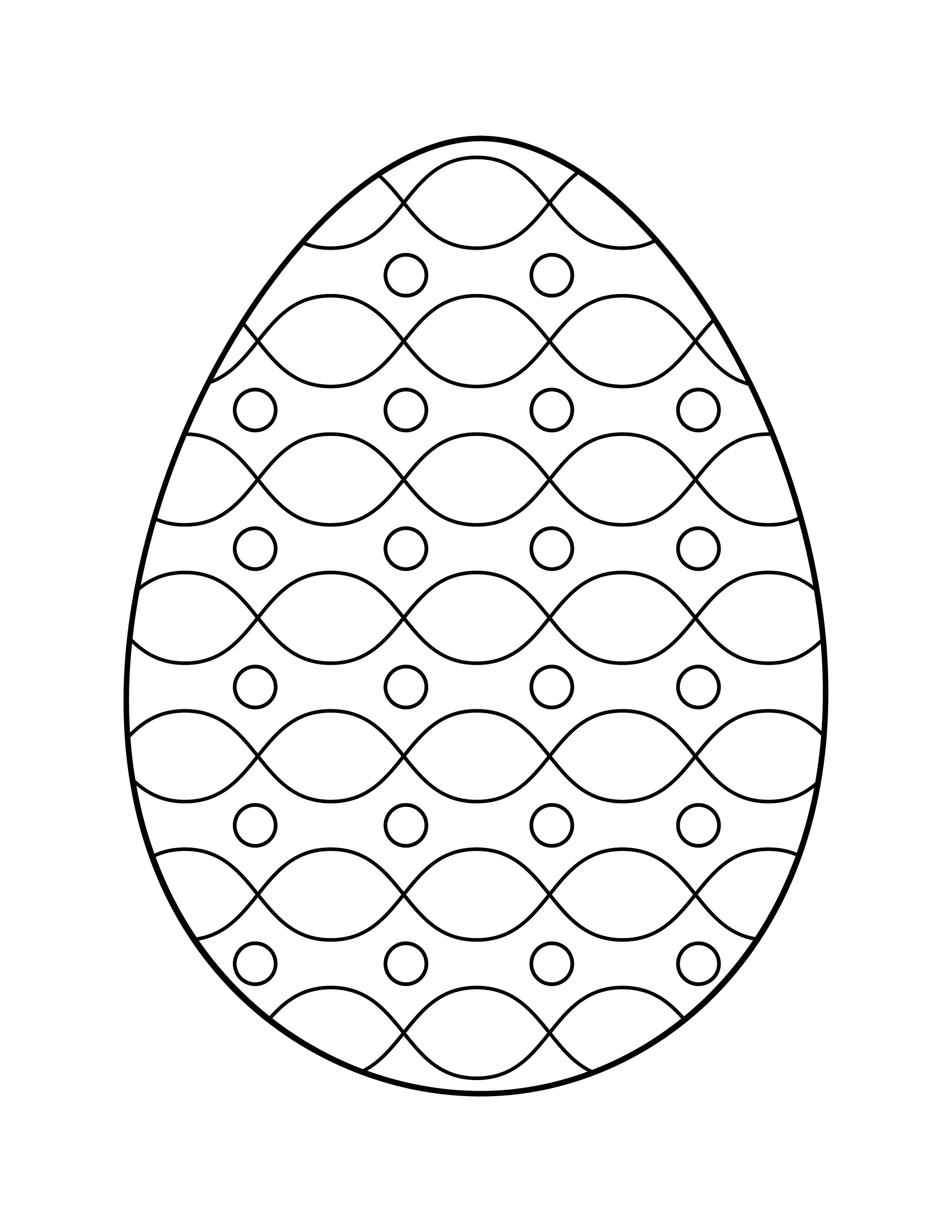 25 easter eggs to colour digital downloadinstant download