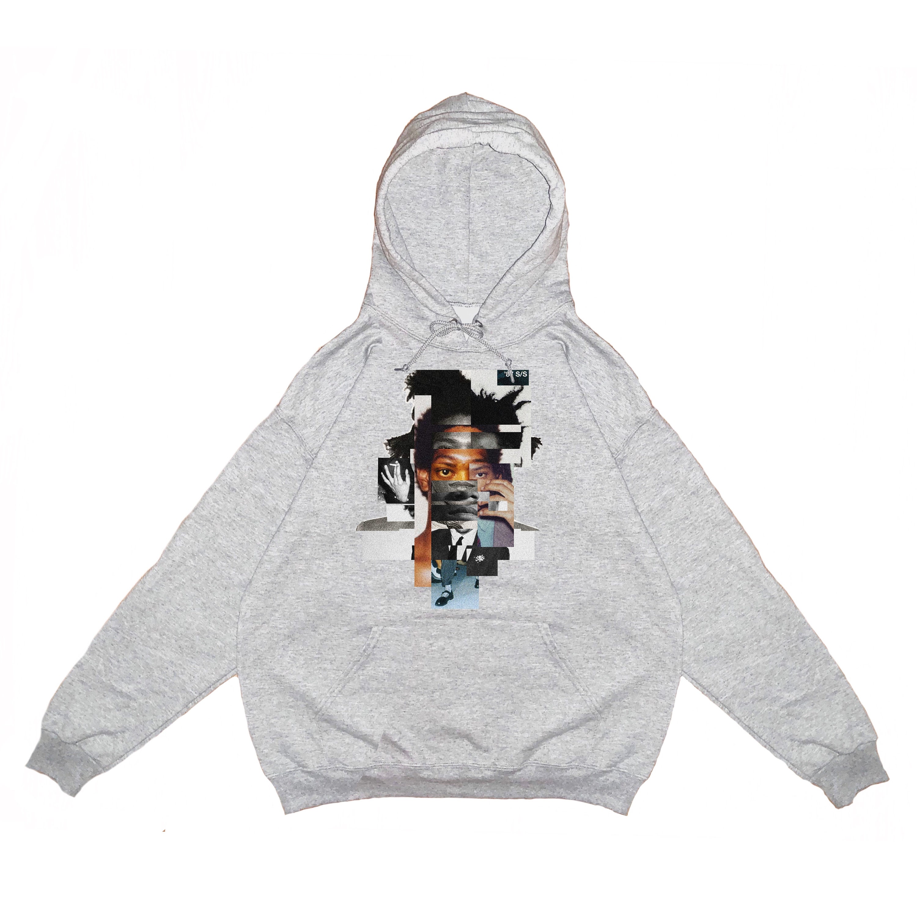 Basquiat Collage Hoodie Etsy
