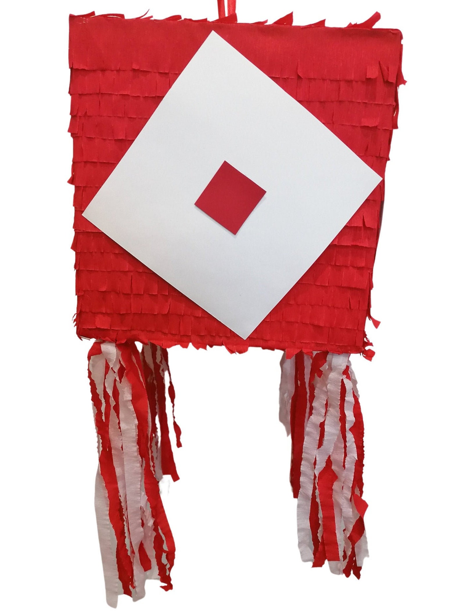 Red Cube Pinata Great to Design Your Own Pinata, Custom Pinata for