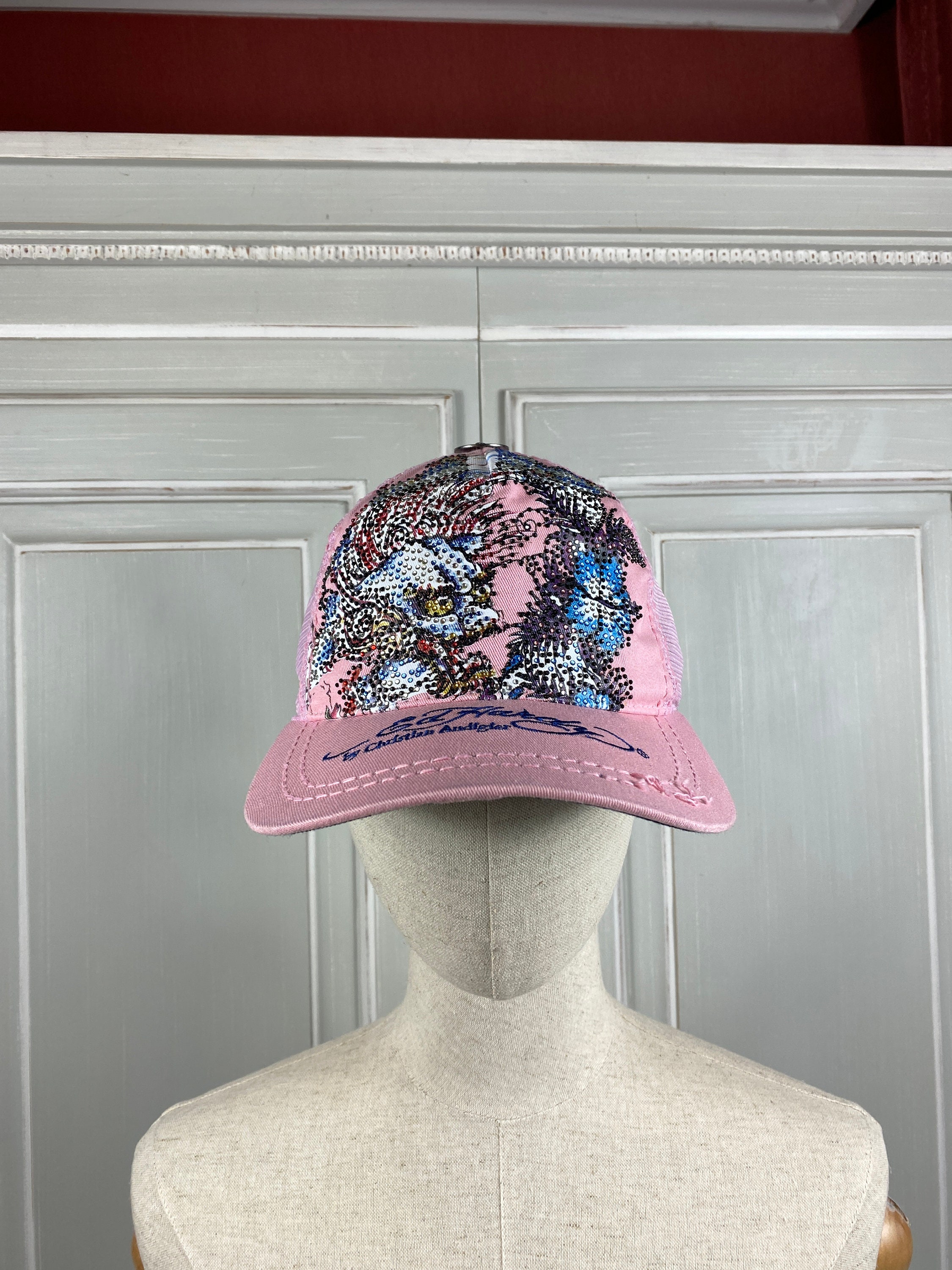 Ed Hardy Cap Punks Cap Pink - Etsy Ireland
