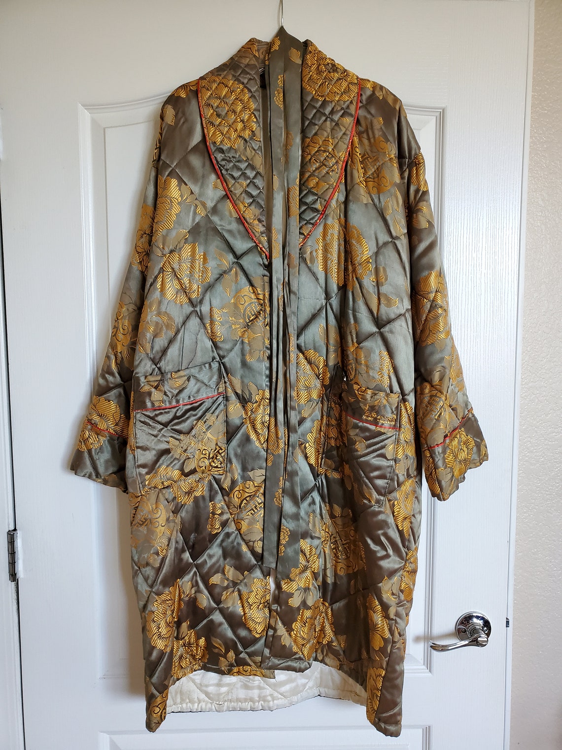 Vintage Asian Inspired Robe - Etsy