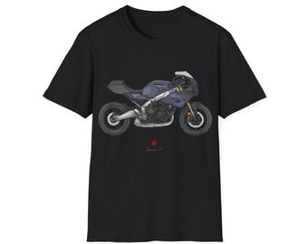 Yamaha XSR900 GP Motorcycle T-Shirt: Grey Edition