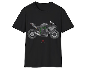 Kawasaki H2R Ninja Motorcycle T-Shirt - update
