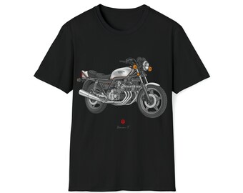 Honda CBX1000 Motorcycle T-Shirt: Silver Art Edition