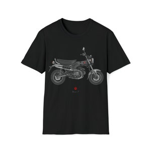 Tシャツ・カットソー HONDA MOTORCYCLE DAX 125 Short Sleeve Black This item is unavailable - Etsy