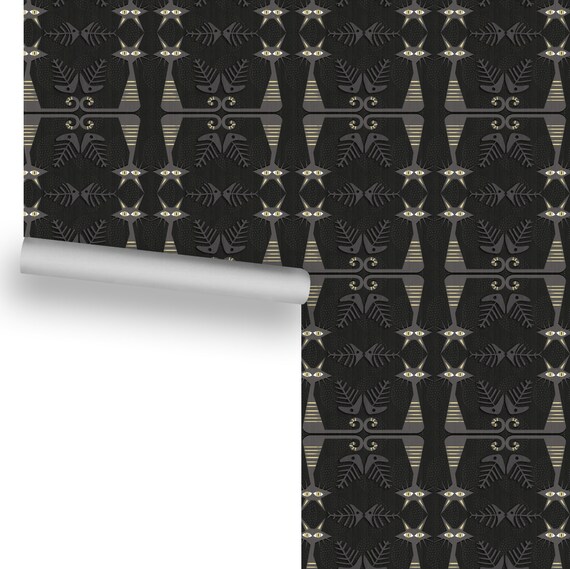Mischievous Cats Removable Wallpaper - Etsy