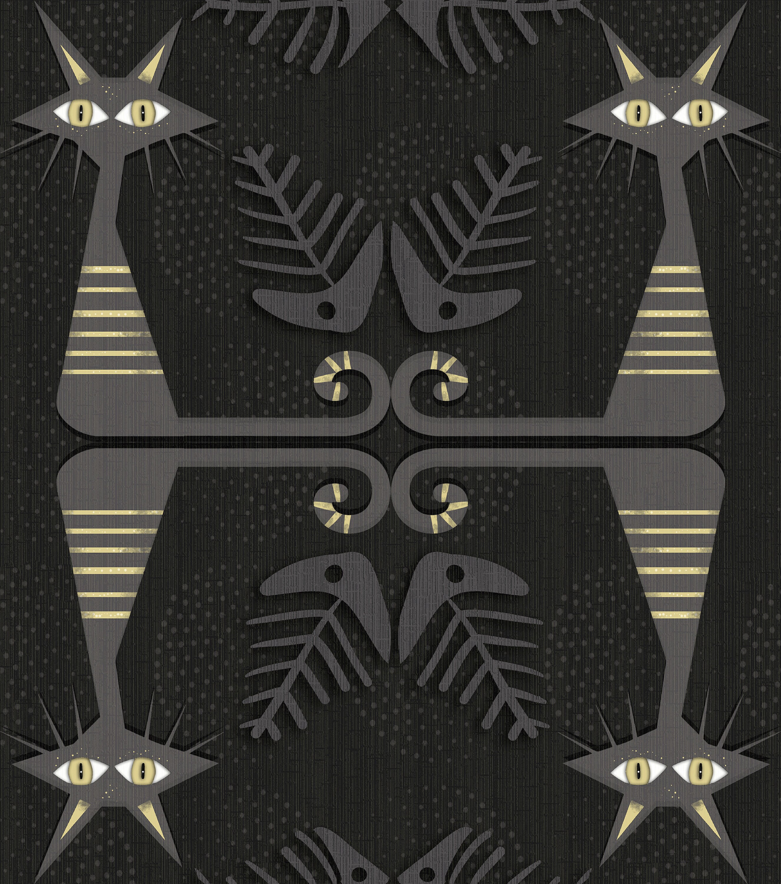 Mischievous Cats Removable Wallpaper - Etsy