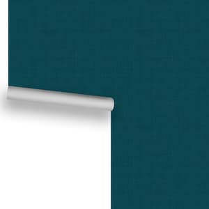 Subtle Fabric Texture (Teal) Wallpaper