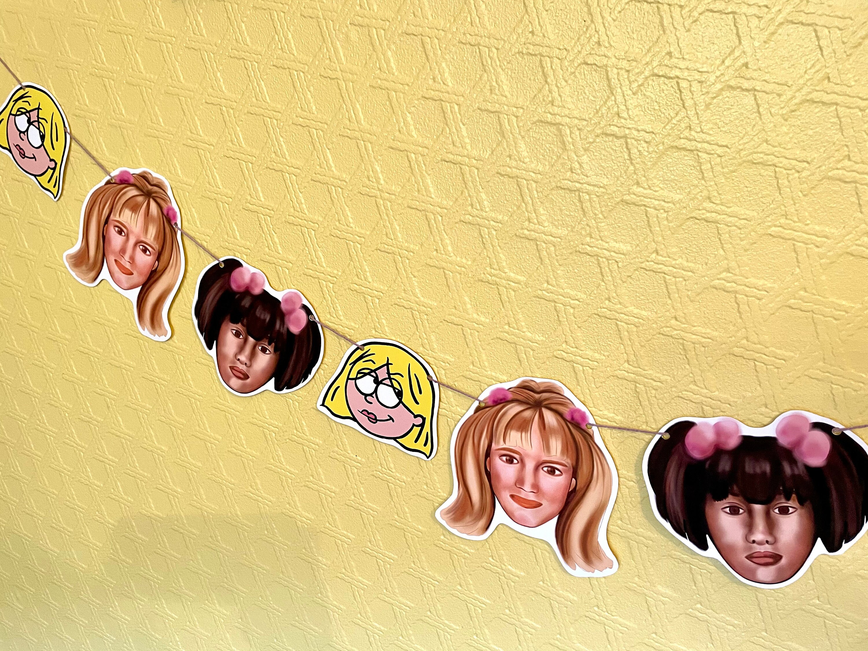 Lizzie McGuire face Party Bunting / Party Banner Birthday | Etsy