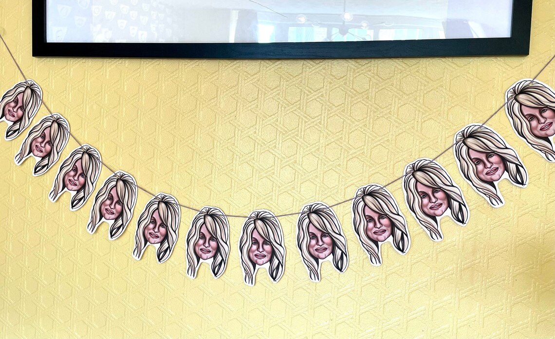 Dolly Parton Party Bunting / Party Banner Birthday Banner Etsy