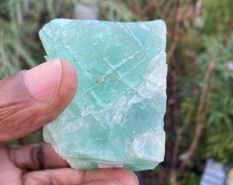 Green Cubic Fluorite Crystal Cluster